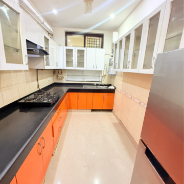 Kitchen in 4 BHK Builder Floor at RWA Apartments Sector 92, Sector 92 – for Rent
