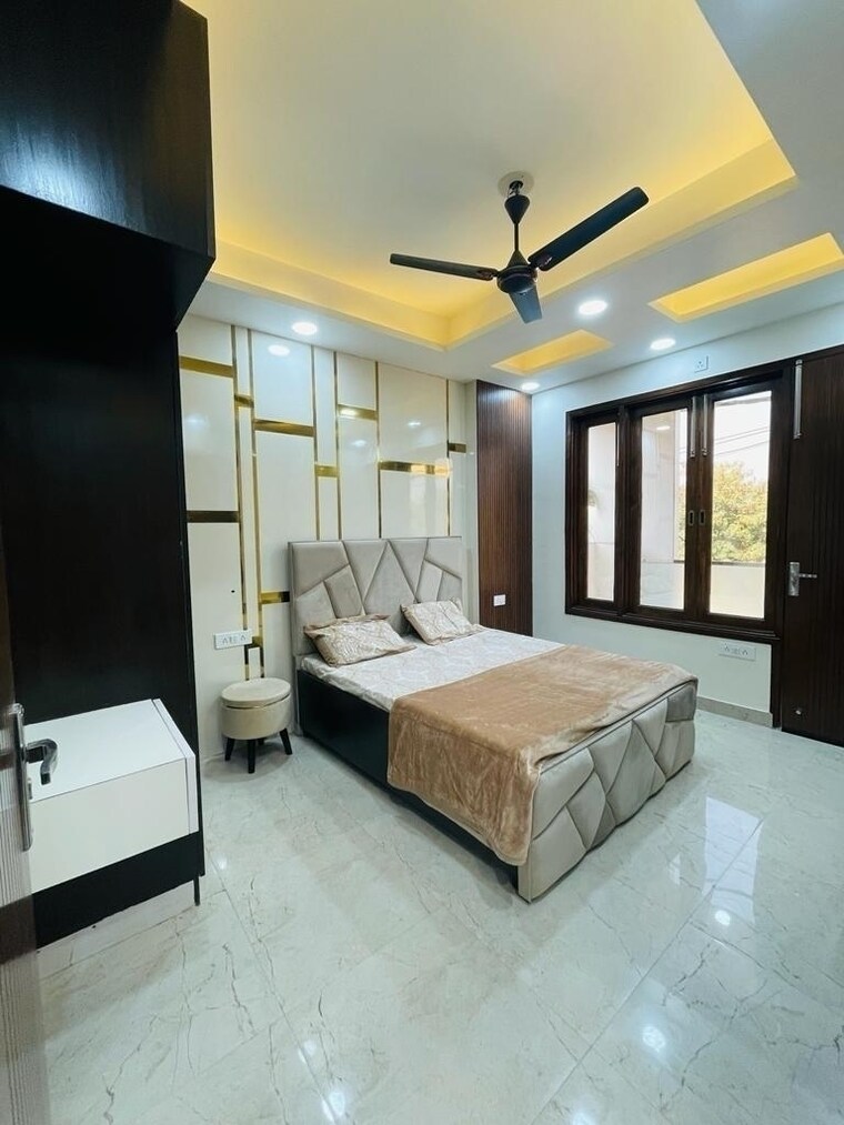Bedroom, nasirpur dwarka 3 Bedroom 1100 Sq.Ft. Builder Floor In Nasirpur Dwarka Delhi 8858500