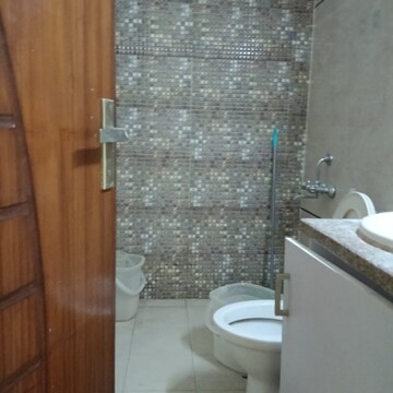 Bathroom in 2 BHK Builder Floor at Boutique Residential Apartments C-220, Sarvodaya Enclave – for Rent