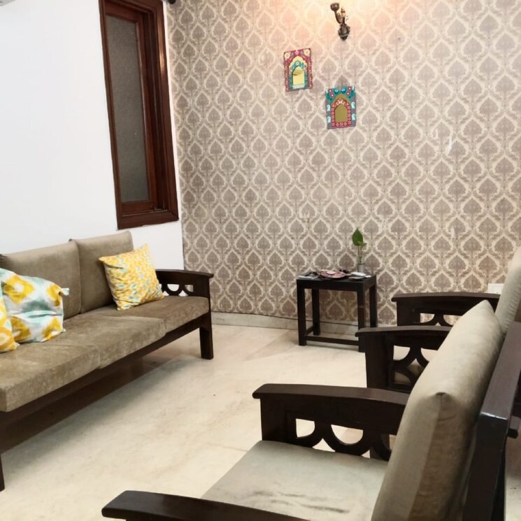 Living Room, boutique-residential-apartments-c-220 2 Bedroom 900 Sq.Ft. Builder Floor In Sarvodaya Enclave Delhi 8858516