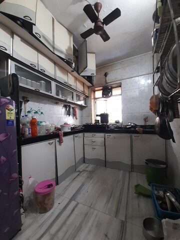 Kitchen in 1 RK Apartment at Chaitali CHS Bandra, Bandra East – for Sale