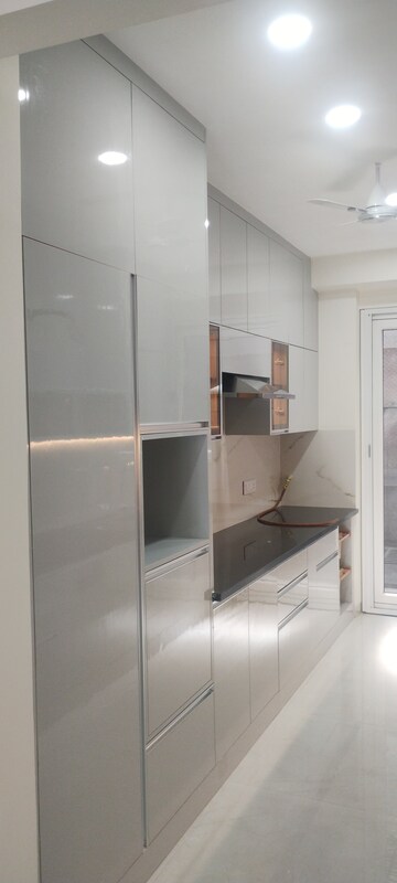 Kitchen in 3 BHK Builder Floor at RWA Apartments Sector 19, Sector 19 – for Rent