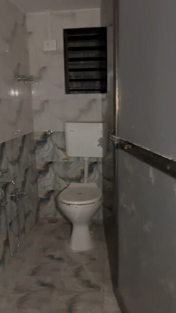 Bathroom in 2 BHK Apartment at Kopar Khairane – for Rent