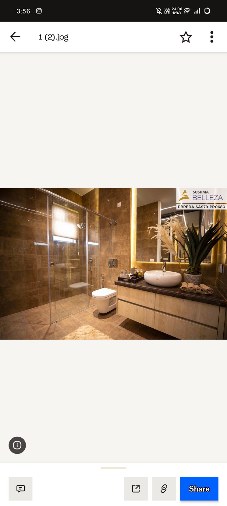 Gym, sushma-belleza 4 Bedroom 3400 Sq.Ft. Apartment In International Airport Road Zirakpur 8858594