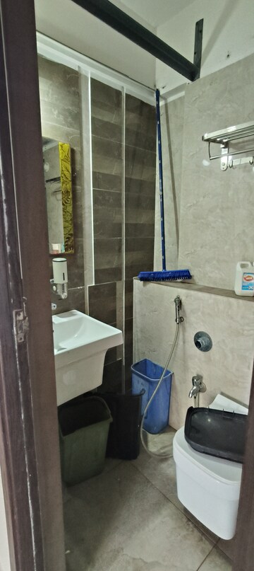 Bathroom in 3 BHK Apartment at Triveni Majesta, Kalyan West – for Rent