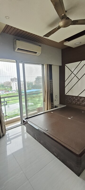 Balcony in 3 BHK Apartment at Triveni Majesta, Kalyan West – for Rent