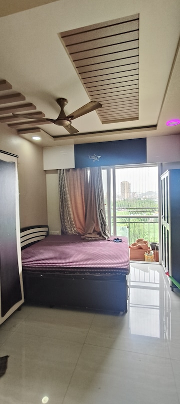 Bedroom in 3 BHK Apartment at Triveni Majesta, Kalyan West – for Rent