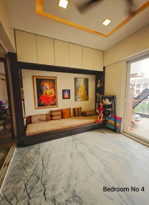 Bedroom in 4 BHK Apartment at Bora Solitaire, Bibwewadi – for Sale