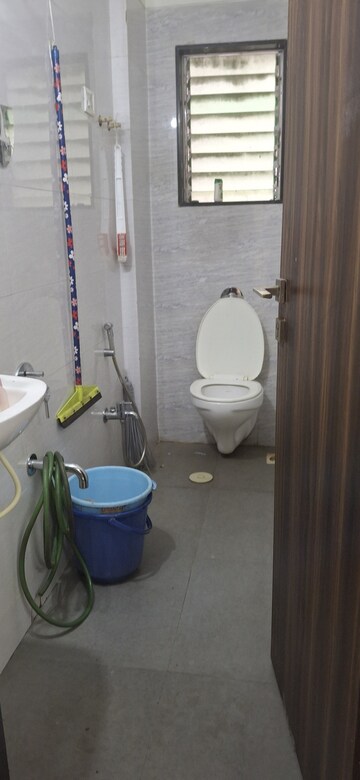 Bathroom in 2 BHK Apartment at Sai Ashish CHS, Ghansoli – for Rent