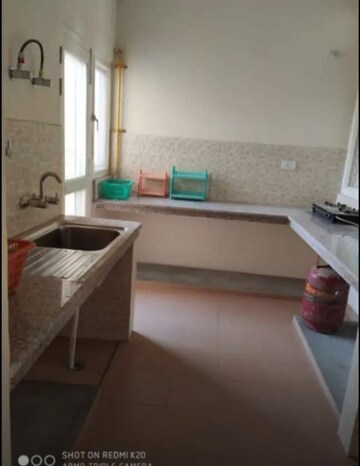 Bathroom in 3 BHK Apartment at AWHO 8B, Vrindavan Yojna – for Rent