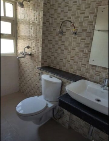Bathroom in 3 BHK Apartment at AWHO 8B, Vrindavan Yojna – for Rent