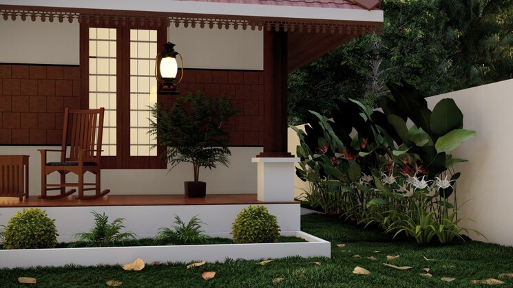 Garden, akathethara 3 Bedroom 2000 Sq.Ft. Independent House In Akathethara Palakkad 8858795