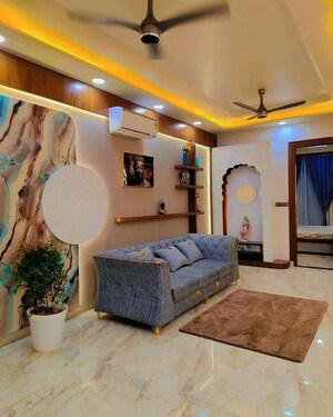 Living Room in 4 BHK Villa at Unitech Nirvana Country Aspen Greens, Sector 50 – for Sale