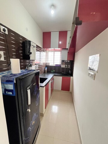 Kitchen in 1 BHK Builder Floor at Koramangala – for Rent