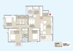 3 BHK 1081 Sq.Ft. Apartment in Little Earth Apartments