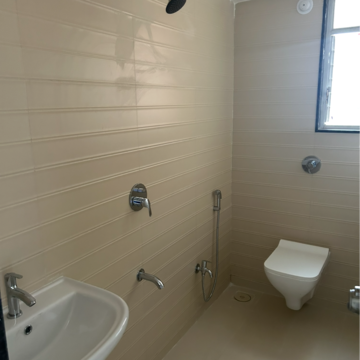 Bathroom in 1 BHK Apartment at Aryavedant Felicia, Vishal Nagar – for Rent
