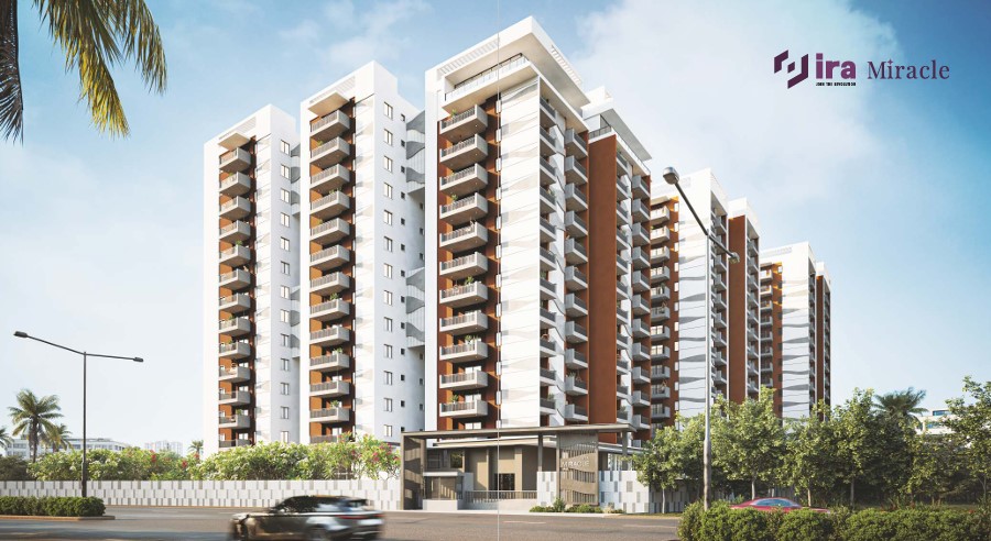 3 BHK + Study Room Apartment For Sale in IRA Miracle