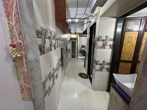 Building Lobby in 1 BHK Apartment at River Park Complex, Dahisar East – for Sale