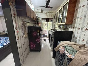 Kitchen in 1 BHK Apartment at River Park Complex, Dahisar East – for Sale