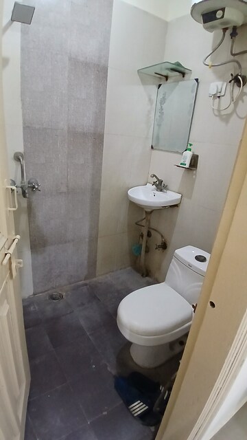 Bathroom in 3 BHK Apartment at Zakir Nagar – for Sale