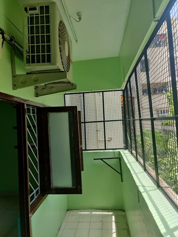 Balcony in 3 BHK Apartment at Sumanjali Apartment, Gandhi Nagar – for Rent