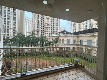 Balcony in 3 BHK Apartment at Rodas Enclave Evergreen, Patlipada – for Rent