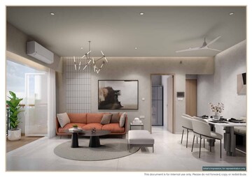Living Room in 3 BHK Apartment at Malad West – for Sale