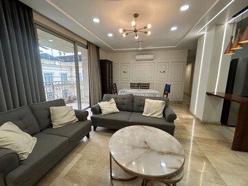 Living Room in 4 BHK Apartment at Rodas Enclave Evergreen, Patlipada – for Rent