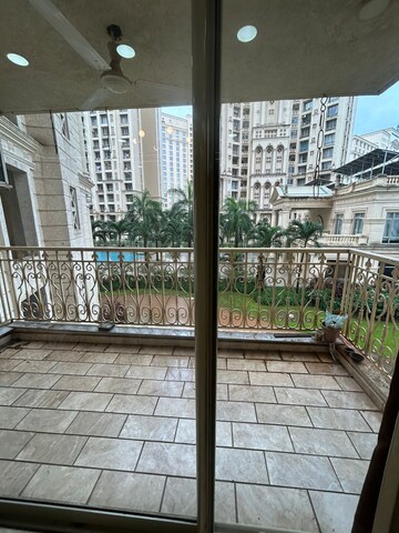 Balcony in 3 BHK Apartment at Hiranandani Skylark Enclave, Ghodbunder Road – for Rent