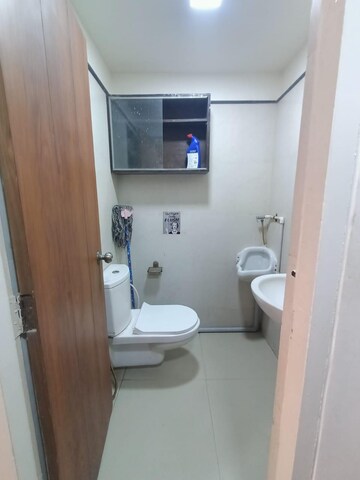 Bathroom in  Office Space at Shivalik Abaise, Prahlad Nagar – for Rent