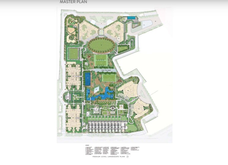 Master Plan, lodha-the-park 3 Bedroom 1136 Sq.Ft. Apartment In Worli Mumbai 8859502