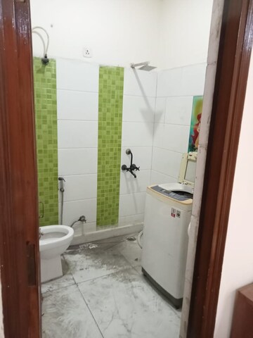 Bathroom in 3 BHK Builder Floor at Niti Khand – for Rent