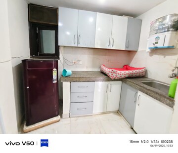 Kitchen in 1 BHK Builder Floor at Chattarpur – for Rent