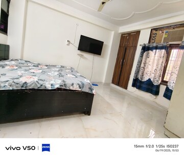 Bedroom in 1 BHK Builder Floor at Chattarpur – for Rent