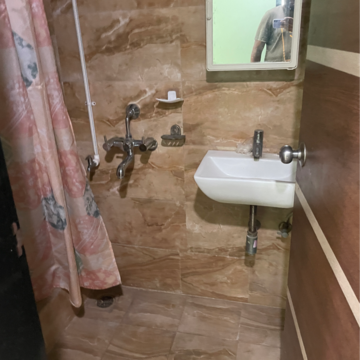 Bathroom in 2 BHK Apartment at Sun Residency Pune, Hinjewadi – for Rent