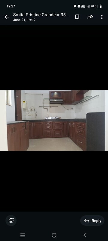 Kitchen in 2 BHK Apartment at Pristine Grandeur, Wakad – for Rent