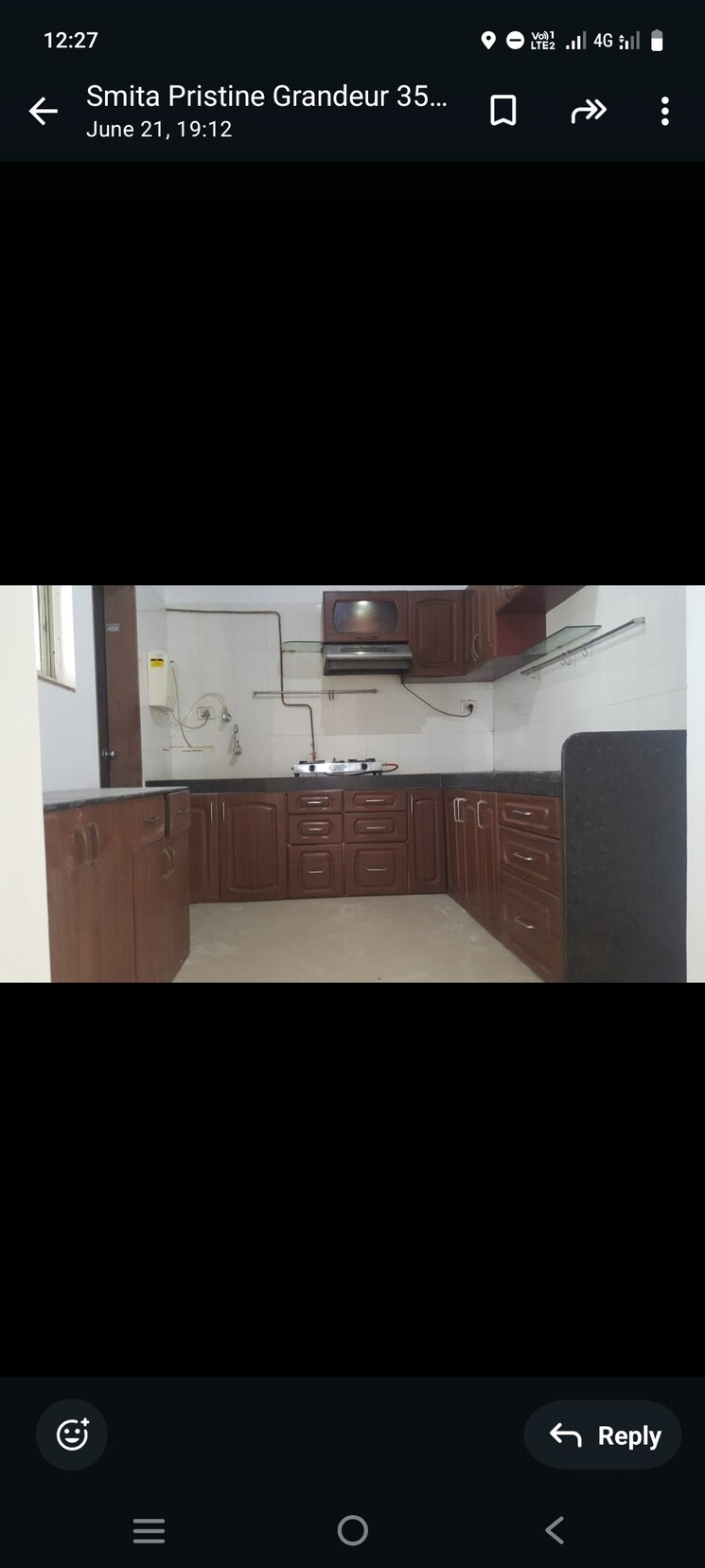 Kitchen, pristine-grandeur 2 Bedroom 1150 Sq.Ft. Apartment In Wakad Pune 8859694