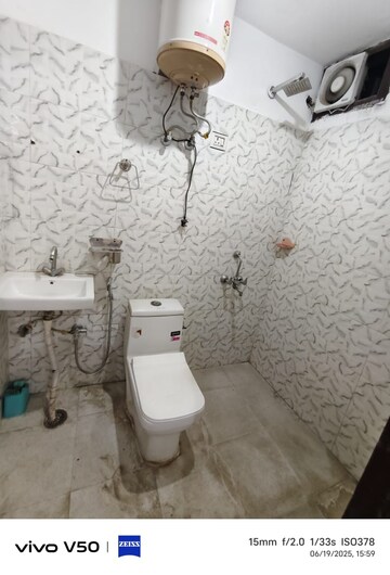 Bathroom in 1 BHK Builder Floor at Chattarpur – for Rent