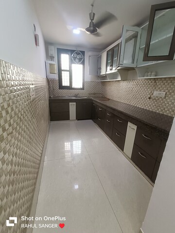 Kitchen in 2 BHK Builder Floor at Khirki Extension – for Rent