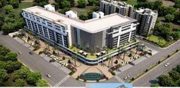  Office Space – Exterior View View at Dev Aurum, Prahlad Nagar - for Rent