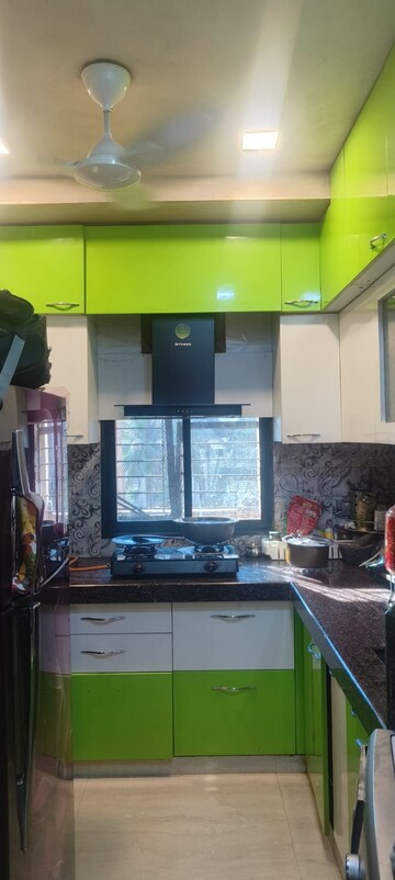 Kitchen in 1 BHK Apartment at Balaji Garden CHS, Kopar Khairane – for Rent