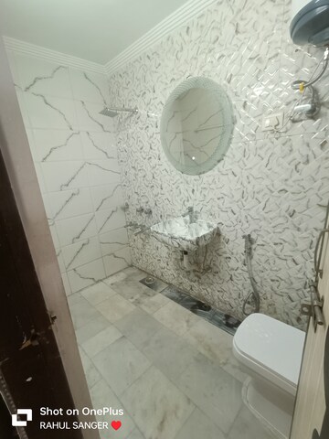 Bathroom in 2 BHK Builder Floor at Khirki Extension – for Rent