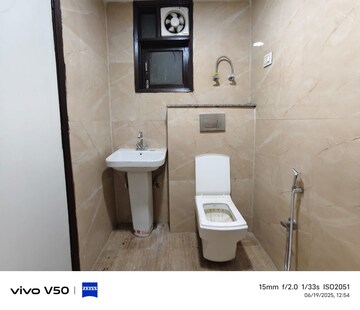 Bathroom in 3 BHK Builder Floor at Chattarpur – for Rent