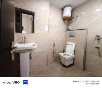 Bathroom in 3 BHK Builder Floor at Chattarpur – for Rent