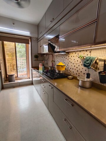 Kitchen in 2 BHK Apartment at Lodha Amara, Kolshet Road – for Rent