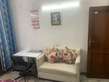 Bedroom in 1 BHK Builder Floor at Subhash Nagar – for Rent
