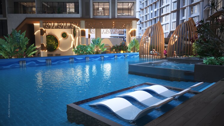 Swimming Pool, shreepati-jade-park 3 Bedroom 1001 Sq.Ft. Apartment In Vile Parle East Mumbai 8860056