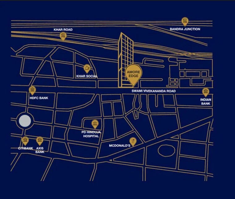 Exterior View, gm-amore-edge Commercial Office Space 550 Sq.Ft. In Khar West Mumbai 8859817