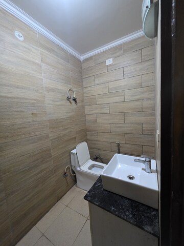 Bathroom in 3 BHK Builder Floor at Chattarpur – for Rent