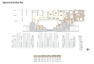 Floor Plan in 2 BHK Apartment at Little Earth Apartments, Mamurdi – for Sale